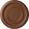 Ekena Millwork Federal Roped Small Ceiling Medallion (Fits Canopies up to 6"), 12 5/8"OD x 1 1/8"P, Polished Copper CM12FEPOS - alternate 1